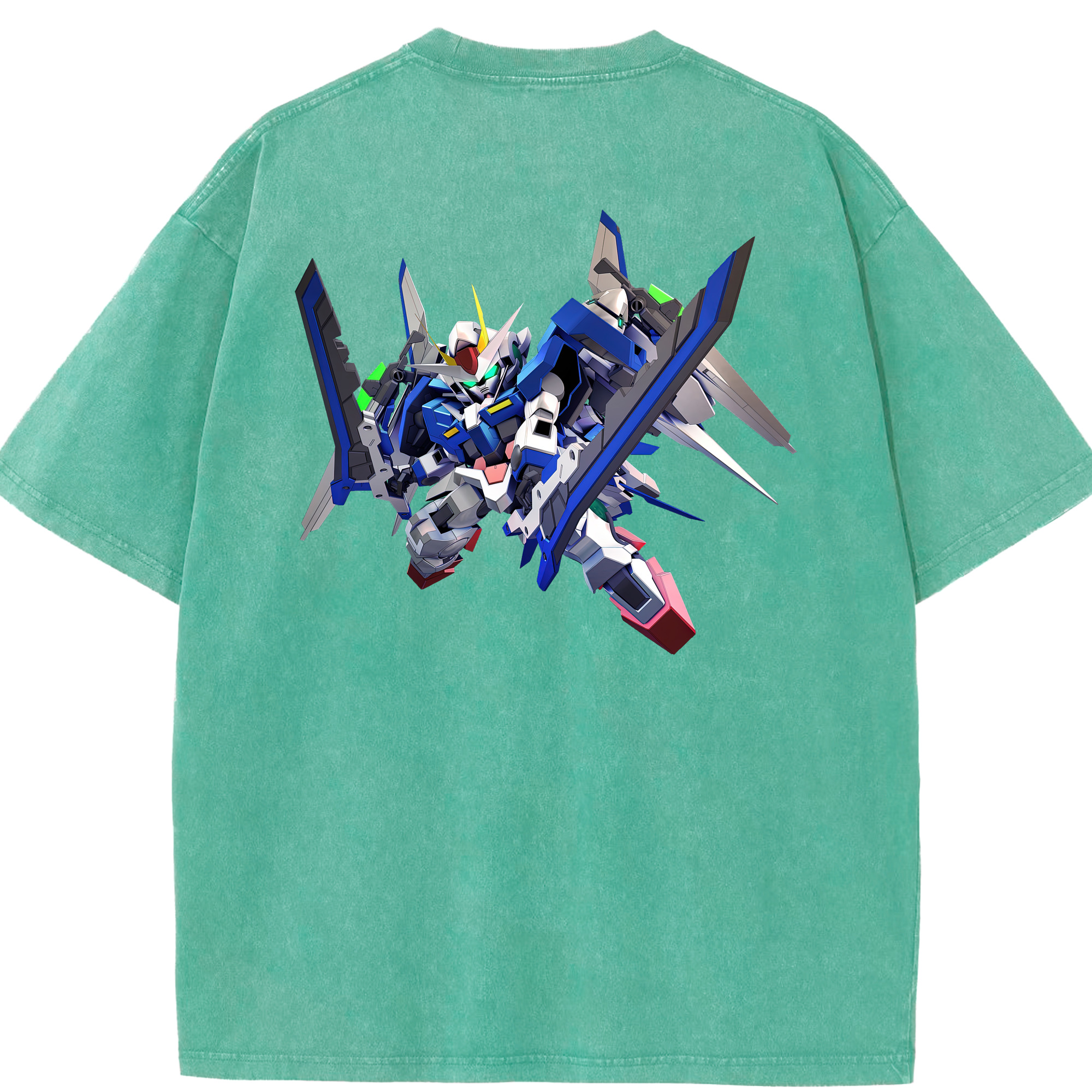 （画像用） 機動戦士ガンダム Mobile Suit Gundam 綿100% ヴィンテージ風 半袖Tシャツ（背面プリント）